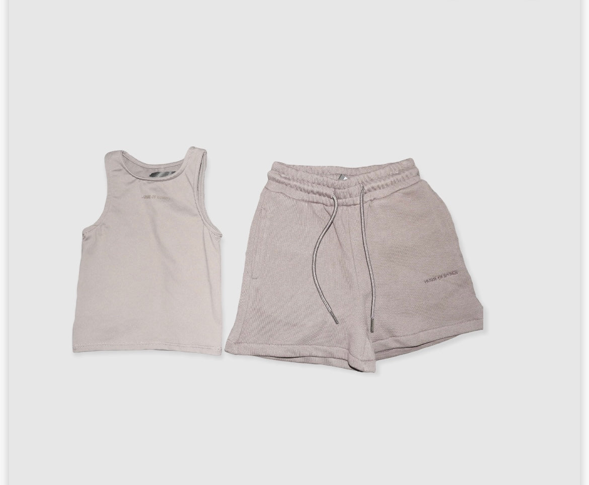 Grey Short Set